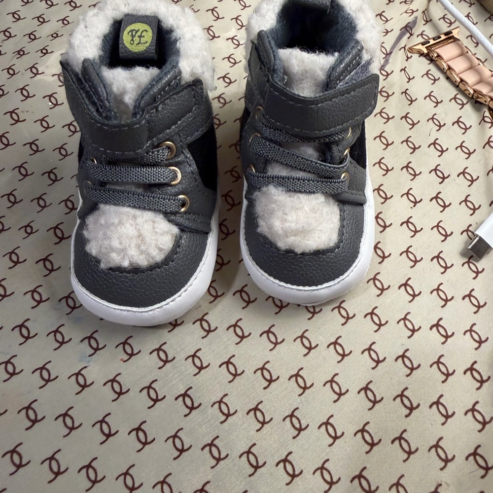 Stylish Gray Kids Shoes
